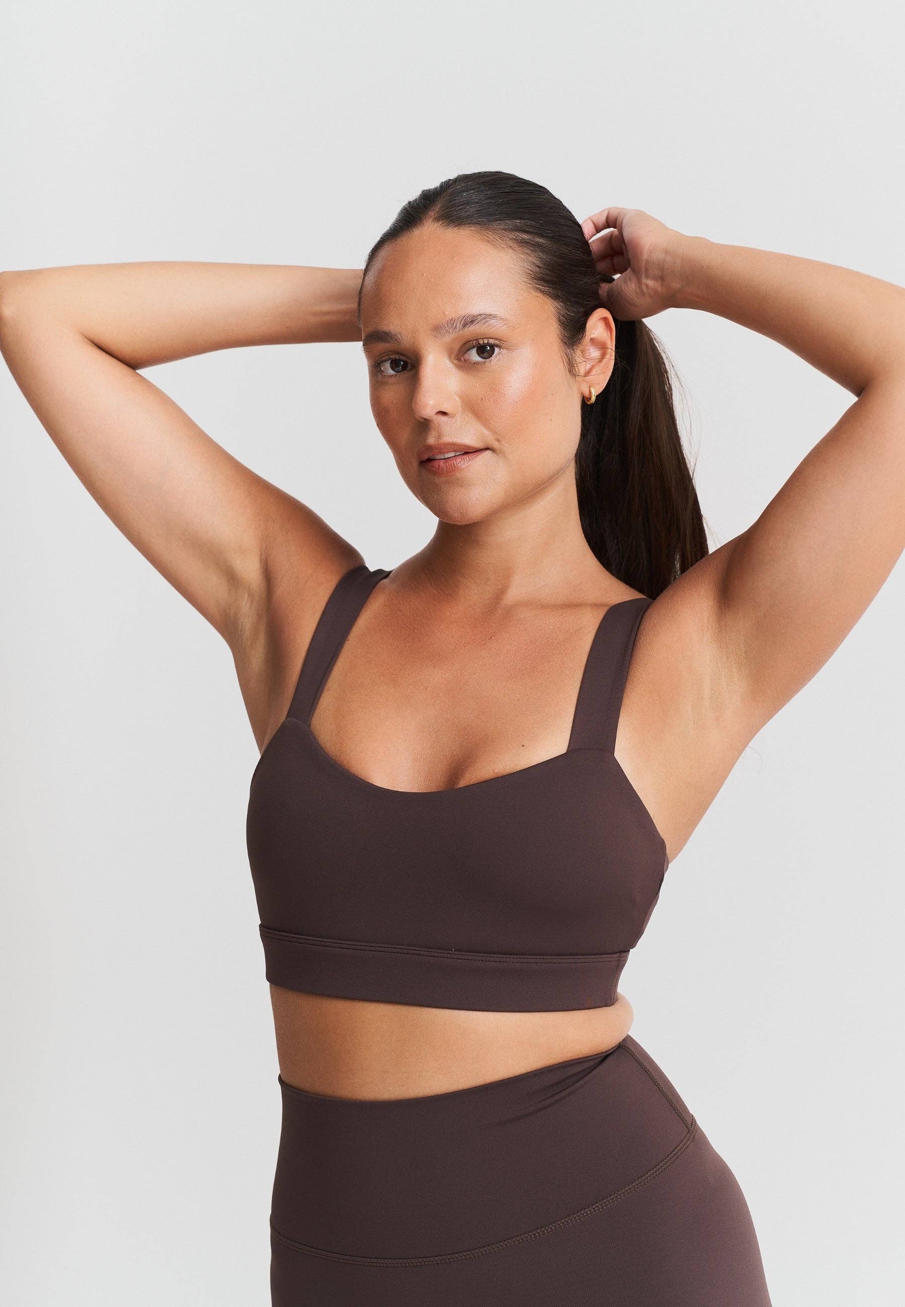 Brassiere Softsculpt sweetheart espresso - detail tissu - Maison Movai