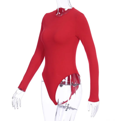 Bodysuit signature silhouette lissee - zoom texture - Maison Movai
