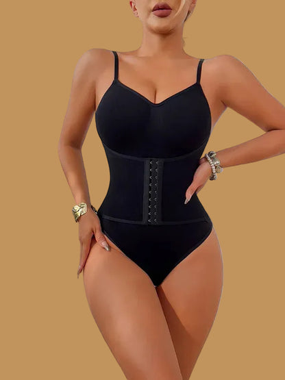 Body sculptant ventre plat taille fine - vue portee face - Maison Movai