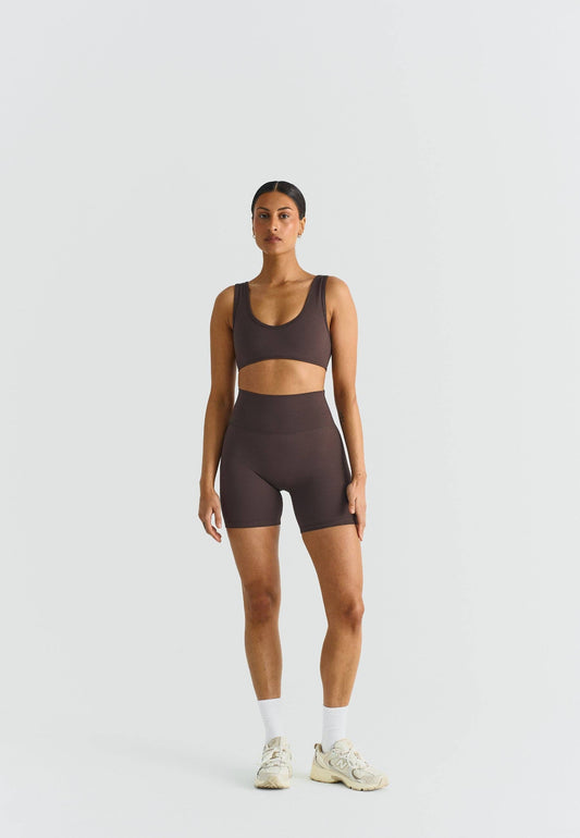 Shorts Softsculpt espresso - vue de dos - Maison Movai