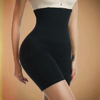 Short gainant taille haute Sculpt Line - vue de face - Maison Movai
